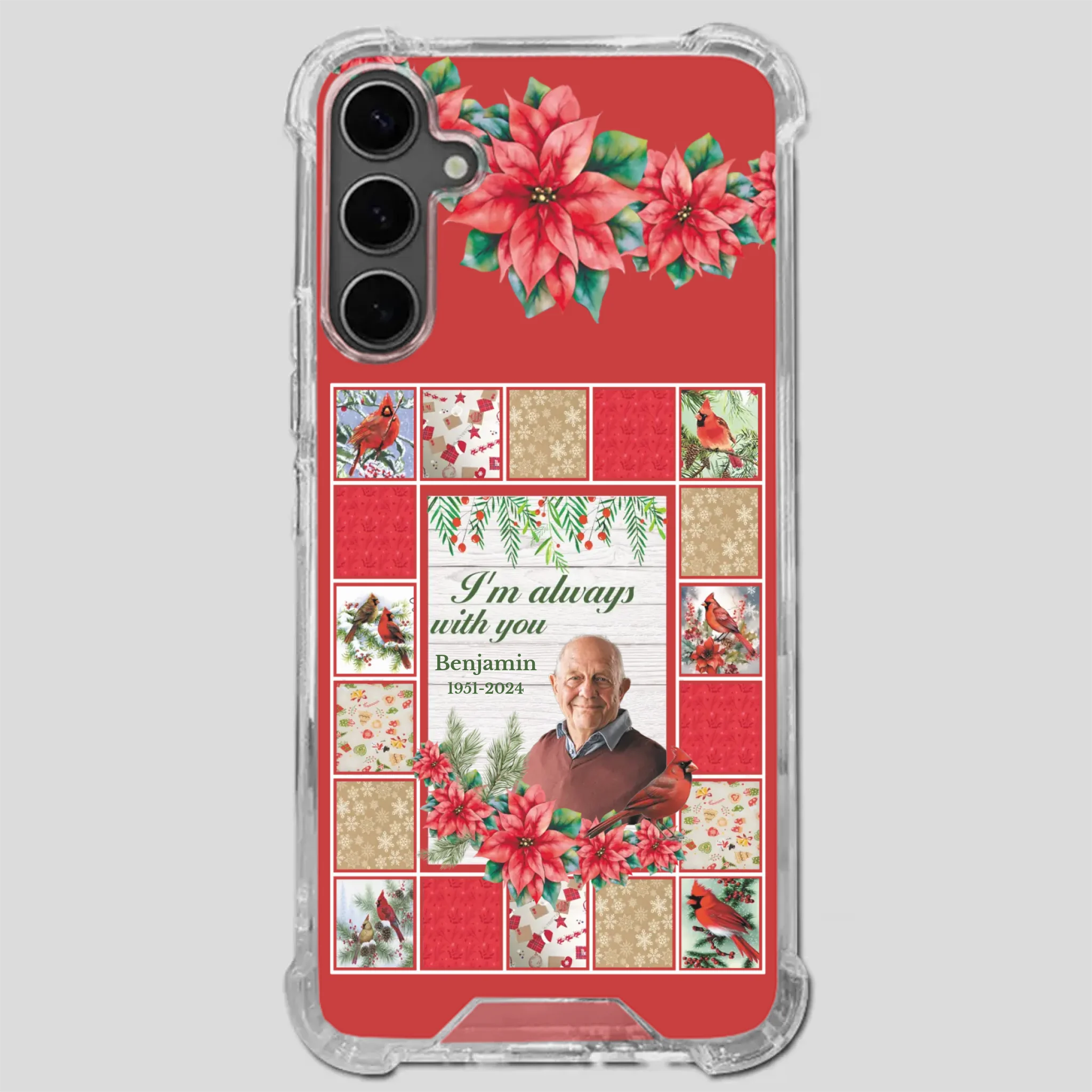 Custom Grandpa “I’m Always With You” Memorial Phone Case - 89Prints