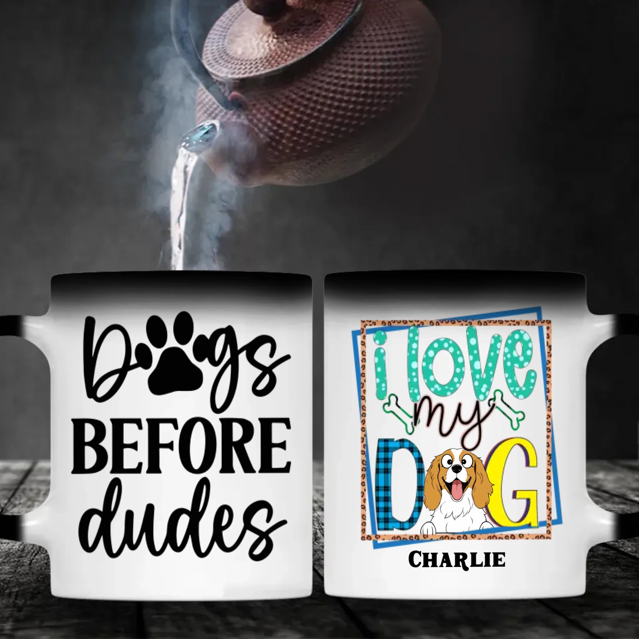 I Love My Dog Personalized Cup | Adorable Tailored Gift for Dog Moms & Pet Lovers - 89Prints