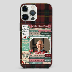 Personalized “I’m Always With You” Grandpa Phone Case – Cardinal Memorial Gift - 89Prints