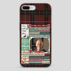 Personalized “I’m Always With You” Grandpa Phone Case – Cardinal Memorial Gift - 89Prints