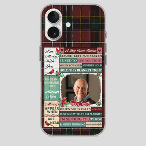 Personalized “I’m Always With You” Grandpa Phone Case – Cardinal Memorial Gift - 89Prints