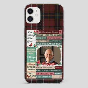 Personalized “I’m Always With You” Grandpa Phone Case – Cardinal Memorial Gift - 89Prints