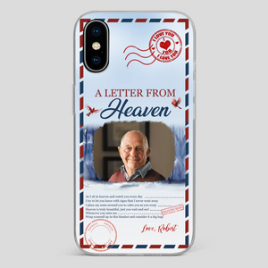 Grandpa “A Letter From Heaven” Phone Case – Custom Memorial Keepsake - 89Prints