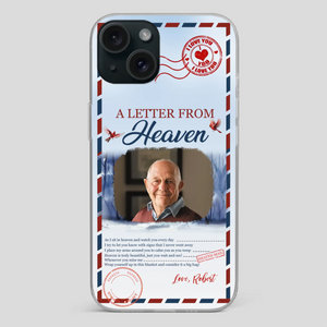 Grandpa “A Letter From Heaven” Phone Case – Custom Memorial Keepsake - 89Prints