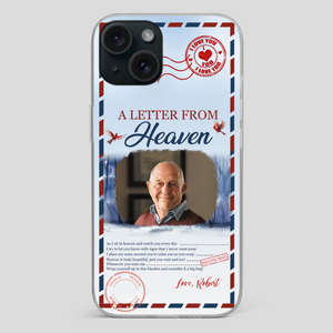 Grandpa “A Letter From Heaven” Phone Case – Custom Memorial Keepsake - 89Prints