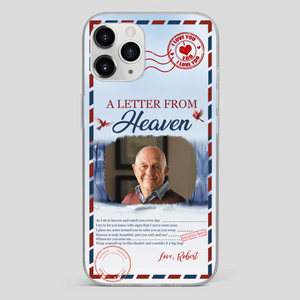 Grandpa “A Letter From Heaven” Phone Case – Custom Memorial Keepsake - 89Prints