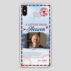 Grandpa “A Letter From Heaven” Phone Case – Custom Memorial Keepsake - 89Prints