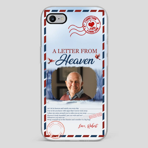 Grandpa “A Letter From Heaven” Phone Case – Custom Memorial Keepsake - 89Prints