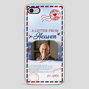 Grandpa “A Letter From Heaven” Phone Case – Custom Memorial Keepsake - 89Prints