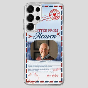 Grandpa “A Letter From Heaven” Phone Case – Custom Memorial Keepsake - 89Prints