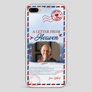 Grandpa “A Letter From Heaven” Phone Case – Custom Memorial Keepsake - 89Prints