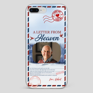 Grandpa “A Letter From Heaven” Phone Case – Custom Memorial Keepsake - 89Prints