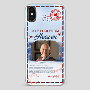 Grandpa “A Letter From Heaven” Phone Case – Custom Memorial Keepsake - 89Prints