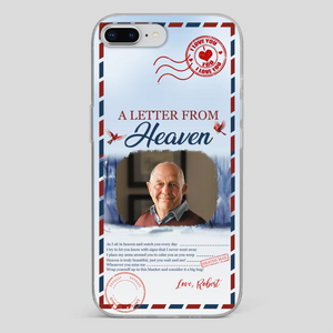Grandpa “A Letter From Heaven” Phone Case – Custom Memorial Keepsake - 89Prints