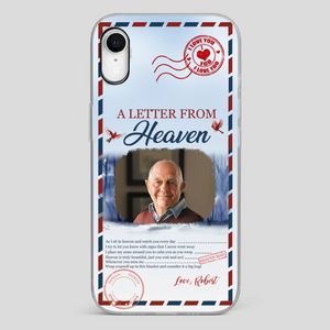 Grandpa “A Letter From Heaven” Phone Case – Custom Memorial Keepsake - 89Prints