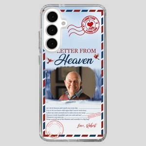 Grandpa “A Letter From Heaven” Phone Case – Custom Memorial Keepsake - 89Prints