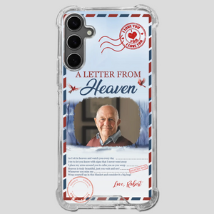 Grandpa “A Letter From Heaven” Phone Case – Custom Memorial Keepsake - 89Prints