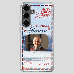 Grandpa “A Letter From Heaven” Phone Case – Custom Memorial Keepsake - 89Prints