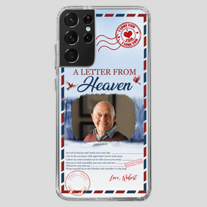 Grandpa “A Letter From Heaven” Phone Case – Custom Memorial Keepsake - 89Prints