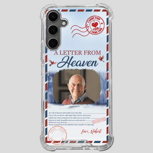 Grandpa “A Letter From Heaven” Phone Case – Custom Memorial Keepsake - 89Prints
