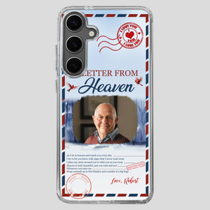 Grandpa “A Letter From Heaven” Phone Case – Custom Memorial Keepsake - 89Prints