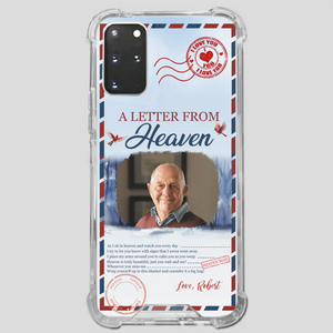 Grandpa “A Letter From Heaven” Phone Case – Custom Memorial Keepsake - 89Prints