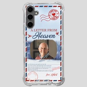 Grandpa “A Letter From Heaven” Phone Case – Custom Memorial Keepsake - 89Prints