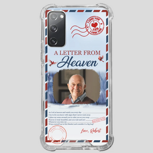 Grandpa “A Letter From Heaven” Phone Case – Custom Memorial Keepsake - 89Prints