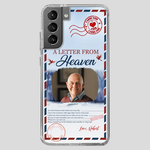 Grandpa “A Letter From Heaven” Phone Case – Custom Memorial Keepsake - 89Prints
