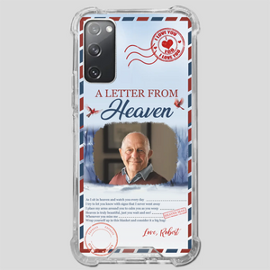 Grandpa “A Letter From Heaven” Phone Case – Custom Memorial Keepsake - 89Prints