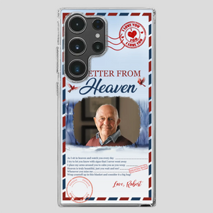 Grandpa “A Letter From Heaven” Phone Case – Custom Memorial Keepsake - 89Prints