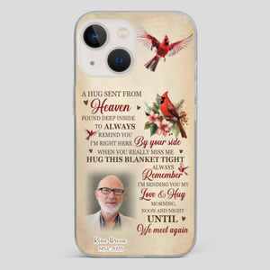 “A Hug Sent From Heaven” Grandpa Memorial Phone Case – Forever in My Heart - 89Prints