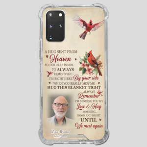 “A Hug Sent From Heaven” Grandpa Memorial Phone Case – Forever in My Heart - 89Prints