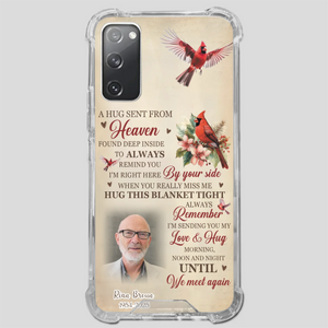 “A Hug Sent From Heaven” Grandpa Memorial Phone Case – Forever in My Heart - 89Prints