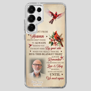 “A Hug Sent From Heaven” Grandpa Memorial Phone Case – Forever in My Heart - 89Prints