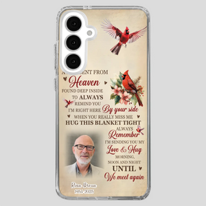 “A Hug Sent From Heaven” Grandpa Memorial Phone Case – Forever in My Heart - 89Prints