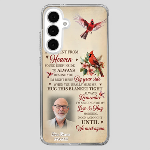 “A Hug Sent From Heaven” Grandpa Memorial Phone Case – Forever in My Heart - 89Prints