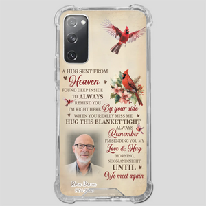 “A Hug Sent From Heaven” Grandpa Memorial Phone Case – Forever in My Heart - 89Prints