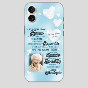“A Hug Sent From Heaven” Grandma Memorial Case – Forever Loved, Never Forgotten - 89Prints