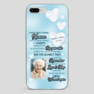 “A Hug Sent From Heaven” Grandma Memorial Case – Forever Loved, Never Forgotten - 89Prints