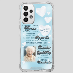 “A Hug Sent From Heaven” Grandma Memorial Case – Forever Loved, Never Forgotten - 89Prints