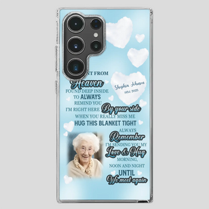 “A Hug Sent From Heaven” Grandma Memorial Case – Forever Loved, Never Forgotten - 89Prints