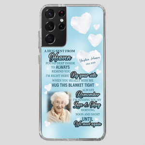 “A Hug Sent From Heaven” Grandma Memorial Case – Forever Loved, Never Forgotten - 89Prints