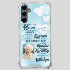 “A Hug Sent From Heaven” Grandma Memorial Case – Forever Loved, Never Forgotten - 89Prints