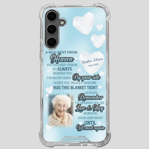 “A Hug Sent From Heaven” Grandma Memorial Case – Forever Loved, Never Forgotten - 89Prints