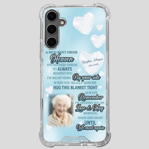 “A Hug Sent From Heaven” Grandma Memorial Case – Forever Loved, Never Forgotten - 89Prints