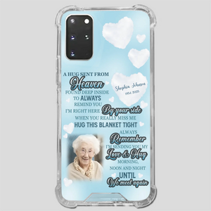 “A Hug Sent From Heaven” Grandma Memorial Case – Forever Loved, Never Forgotten - 89Prints