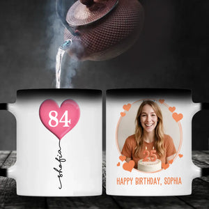 Minimalist Personalized Birthday Mug – Custom Photo, Name & Age Gift – 89Prints