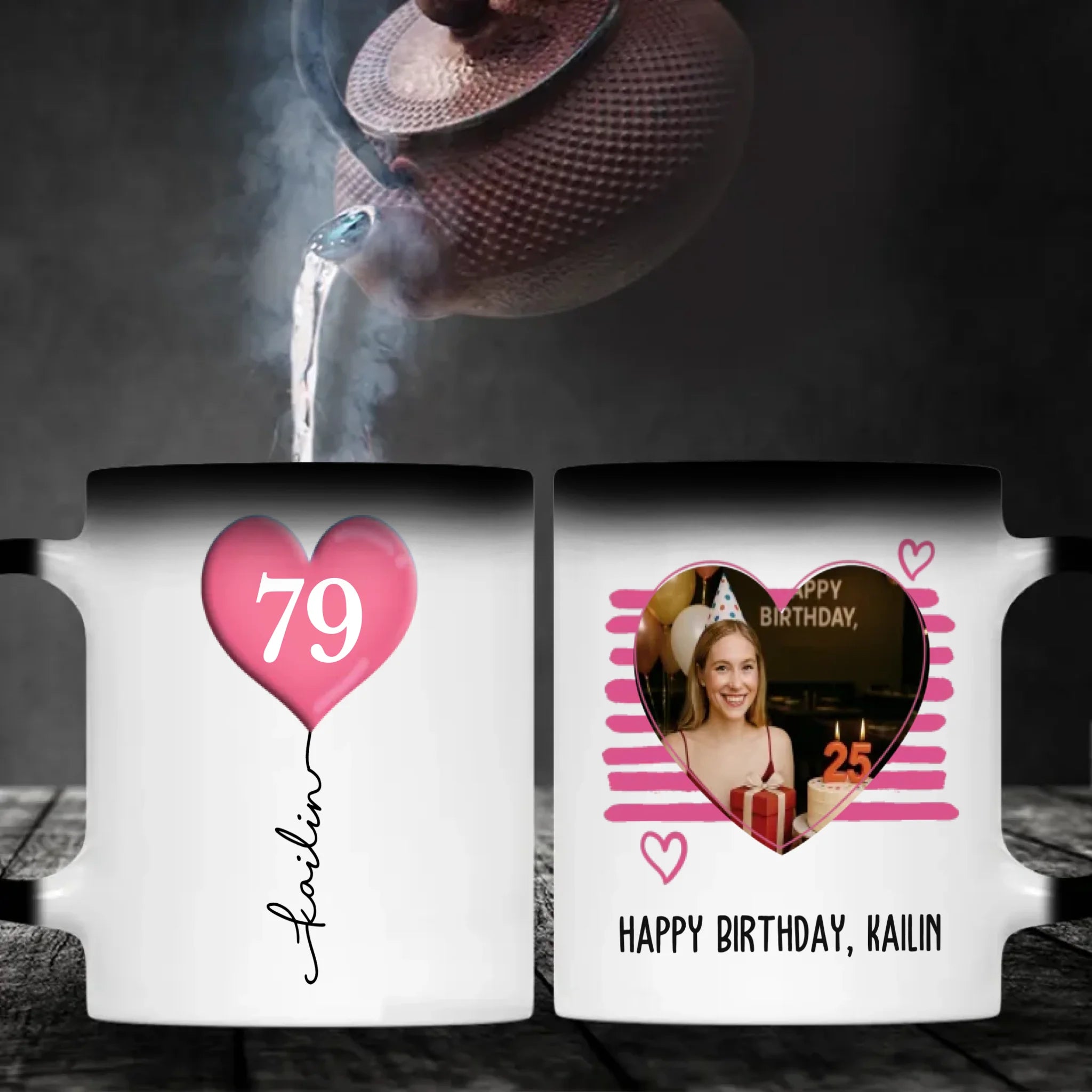 Custom 79th Birthday Mug with Photo – Unique Gift for 79 Year Old