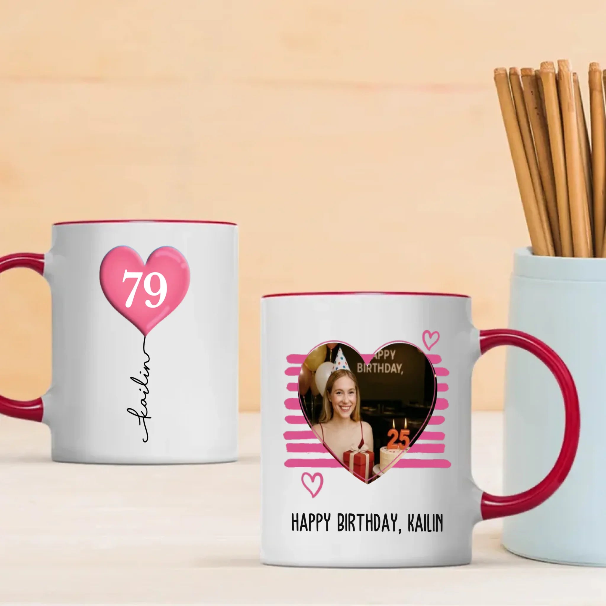 Custom 79th Birthday Mug with Photo – Unique Gift for 79 Year Old